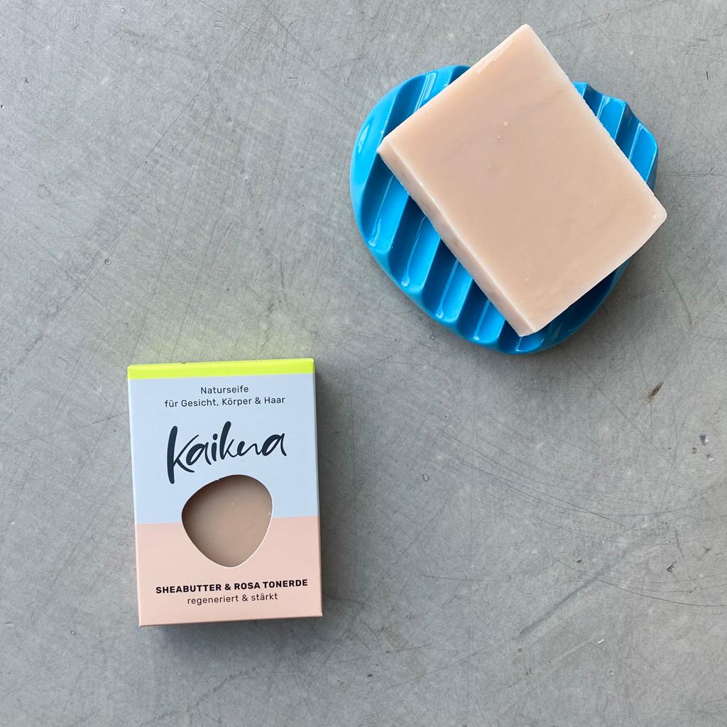 kaikua Seife Sheabutter & rosa Tonerde