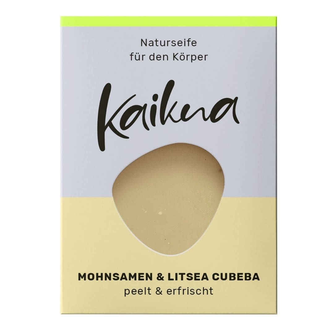 kaikua Seife Mohnsamen Litsea Cubeba